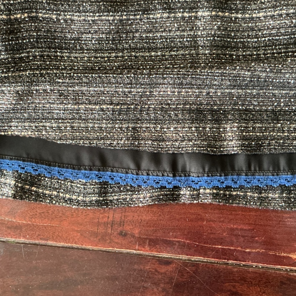 Anthropologie Moulinette Soeurs Metallic Tweed Fit & Flare Dress Size 6 Holiday - Picture 6 of 9